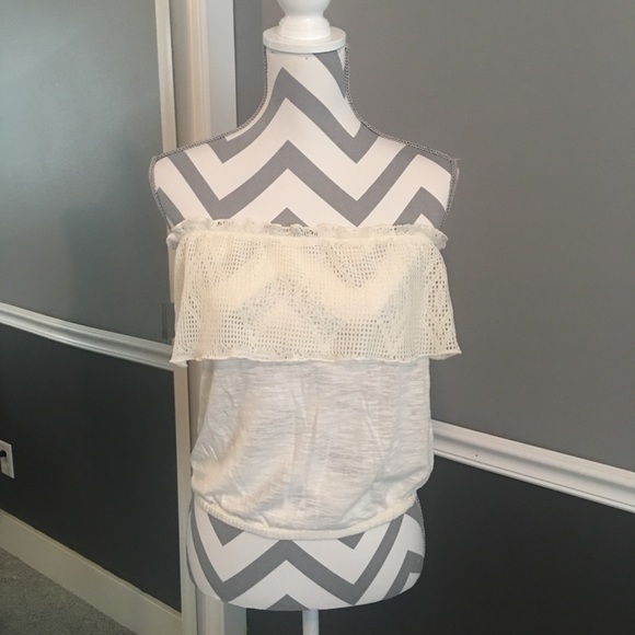 Cream Tube Top - Picture 1 of 8